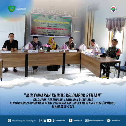 MUSDESUS KELOMPOK RENTAN (Perempuan, Lansia dan Disabilitas) dalam Penyusunan Perubahan RPJMDes